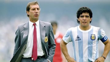 Apagan el televisor de Bilardo para que no se entere de la muerte de Maradona