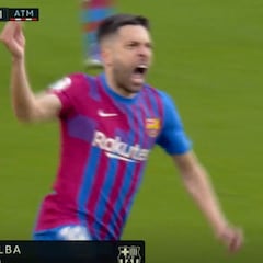 El golazo tremendo de Jordi Alba fue tan extraño que Carlos Martínez lo cantó fuera