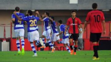 Instante del partido.