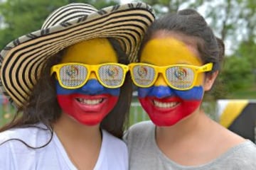 Color y belleza en la previa del duelo de Chile y los cafetaleros