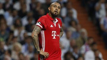 Polémica expulsión de Vidal; el Bayern pidió roja a Casemiro