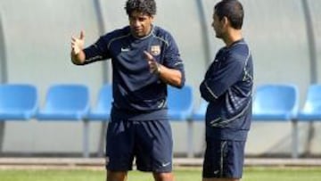 <b>EL HEREDERO. </b>Rijkaard y Guardiola, un relevo no tan diferente.