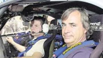 <b>SIN FORTUNA. </b>Sainz, antes de la salida, no tuvo suerte ayer.