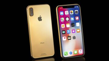 Imagen filtrada del nuevo iPhone X 2018 dorado