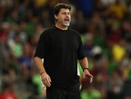 Mauricio Pochettino dirige a la Selección de Estados Unidos durante su amistoso contra Ecuador, en el Q2 Stadium de Austin, Texas. Omar Vega/Getty Images/AFP (Photo by Omar Vega / GETTY IMAGES NORTH AMERICA / Getty Images via AFP)