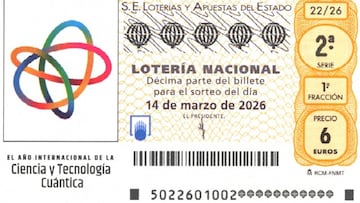 Lotería Nacional: comprobar los resultados del sorteo de hoy, sábado 14 de marzo