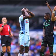 Cruz Azul empata con Santos Laguna en reanudación del Apertura 2023