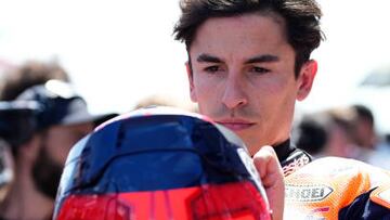 Marc Marquez (93) of Spain and Repsol Honda Team Honda during the race of the Grande Premio TISSOT de Portugal at Autodromo do Algarve on March 26, 2023 in Lagoa, Algarve, Portugal. (Photo by Jose Breton/Pics Action/NurPhoto via Getty Images)