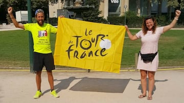 Un runner inglés corrió a pie todo el Tour de Francia