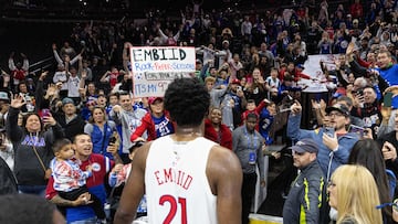 Los Sixers se imponen a los Jazz gracias a los 59 puntos de Embiid, 26 de ellos en el último cuarto. Exhibición total del pívot camerunés.