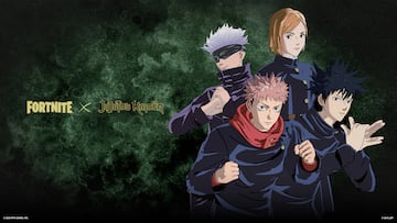 fortnite jujutsu kaisen como conseguir las skins yuji itadori megumi fushiguro nobara kugisaki satoru gojo