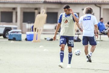 Millonarios entrenó en el Omni Champions Gate de Orlando antes de disputar el partido amistoso ante Atlético Nacional por la Florida Cup.