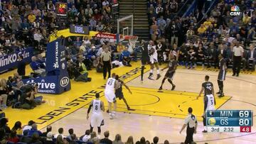 Wiggins emula a LaVine con una volcada espectacular