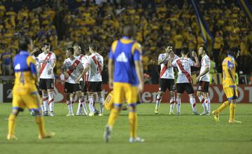 Todas las finales de ida de Libertadores que ha disputado el Millonario han sido como visitante.