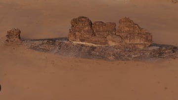 Emerge entre las dunas el &tibur車n del desierto* de Arabia Saud赤