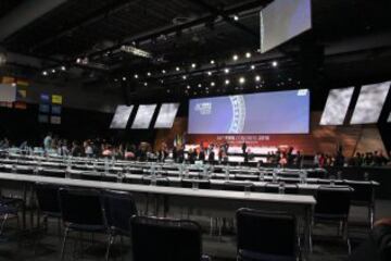 Así lució el Centro Banamex para el albergar el Congreso FIFA