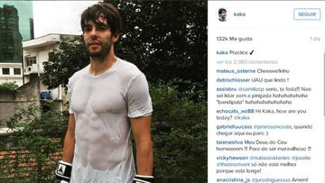 Kaká se pone los guantes