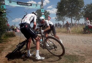 Caída de Chris Froome