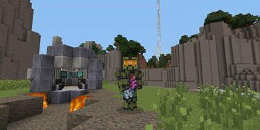 Sacia tus ganas de Halo con Minecraft para Xbox