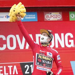 Roglic, etapa y liderato en los Lagos de Covadonga