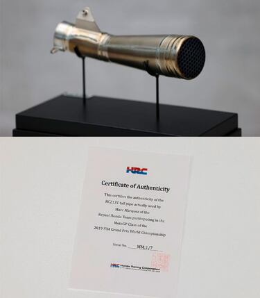 HRC vende siete escapes de la Honda de Marc Márquez