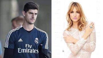 Im&aacute;genes del futbolista Thibaut Courtois y de la modelo Alba Carrillo.