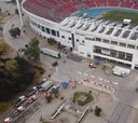 La nueva faceta del Estadio Nacional en medio de la crisis