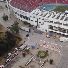 La nueva faceta del Estadio Nacional en medio de la crisis
