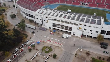 La nueva faceta del Estadio Nacional en medio de la crisis