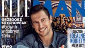 La portada de Elle Man, con Krychowiak.