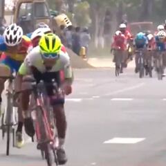 Hoang gana la quinta etapa y Luis Pérez, líder de la montaña