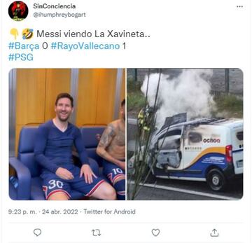 La Xavineta, protagonista de los mejores memes del Barça-Rayo