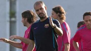 <b>JEFE. </b>Guardiola manda.