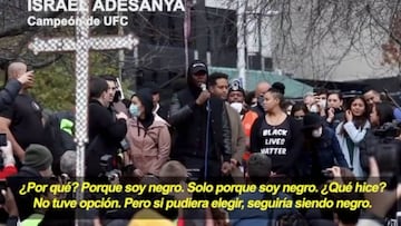 Eriza la piel y toca el corazón: el tremendo discurso sobre el racismo de una estrella de la UFC...