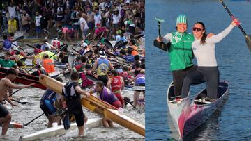 Antía Jácome y Pablo Martínez, en la foto de la derecha.
