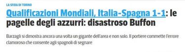 Las fuertes críticas en Italia a Buffon por su grosero error