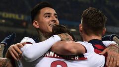 Pulgar entregó una asistencia en el triunfo de Bologna sobre Inter