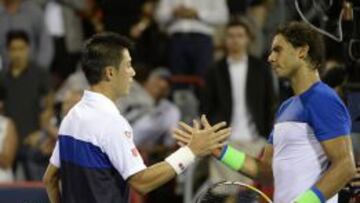 Rafa Nadal y Nishikori