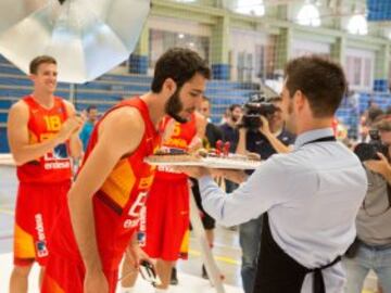 'Making of' de la sesión de fotos de la Selección española de baloncesto de cara al Eurobasket.