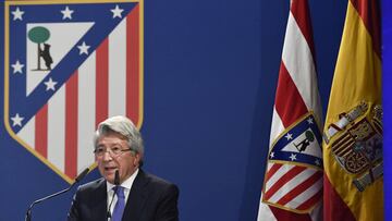 El presidente del Atl&eacute;tico de Madrid, Enrique Cerezo.