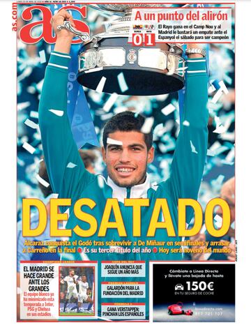 Las portadas de AS de abril