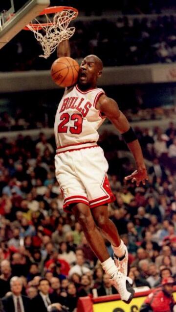 'Air' Jordan. Famoso por sus grandes saltos.