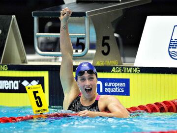También en 2013 se celebró el Europeo de Hering, donde Mireia Belmonte consiguió un oro en 200 mariposa y otro oro en los 800 libres.