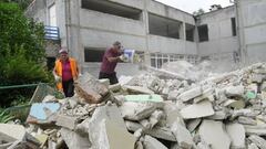 MARIUPOL, UKRAINE - JULY 18:  Infrastructure and construction works are being conducted in the Ukraine's port city of Mariupol which have taken under control by Russian forces after long conflicts, as Russia-Ukraine war continue on July 18, 2022. (Photo by Stringer/Anadolu Agency via Getty Images)