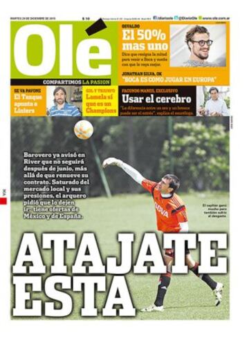 Portadas de la prensa mundial