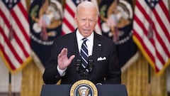 US President Joe Biden delivers remarks on the COVID-19 response and the vaccination program.