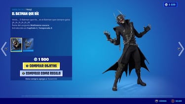 Fortnite: skin El Batman que Ríe ya disponible; precio y contenidos