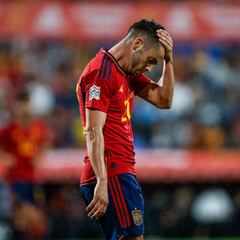 Can Spain qualify for the UEFA Nations League semi-finals after losing to Switzerland?