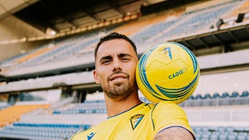 Suso Fernández en el Nuevo Mirandilla. Foto: Cádiz CF.
