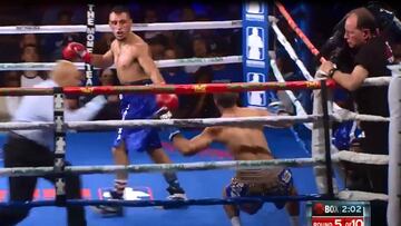 El notable derechazo de Bravo en su primera pelea en USA